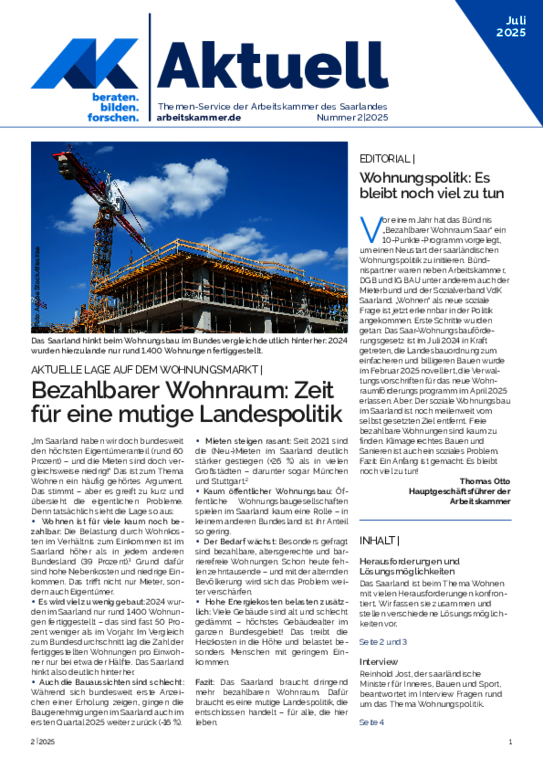 Informationen zur aktuellen Lage auf dem Wohnungsmarkt | Zeit für eine mutige Landespolitik Informationen zur aktuellen Lage auf dem Wohnungsmarkt | Zeit für eine mutige Landespolitik - (Juli 2025)