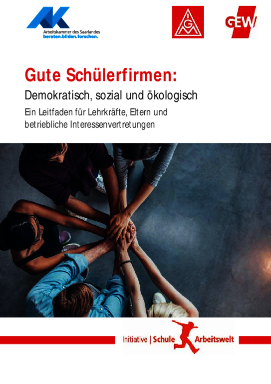 Leitfaden "Gute Schülerfirmen" - 