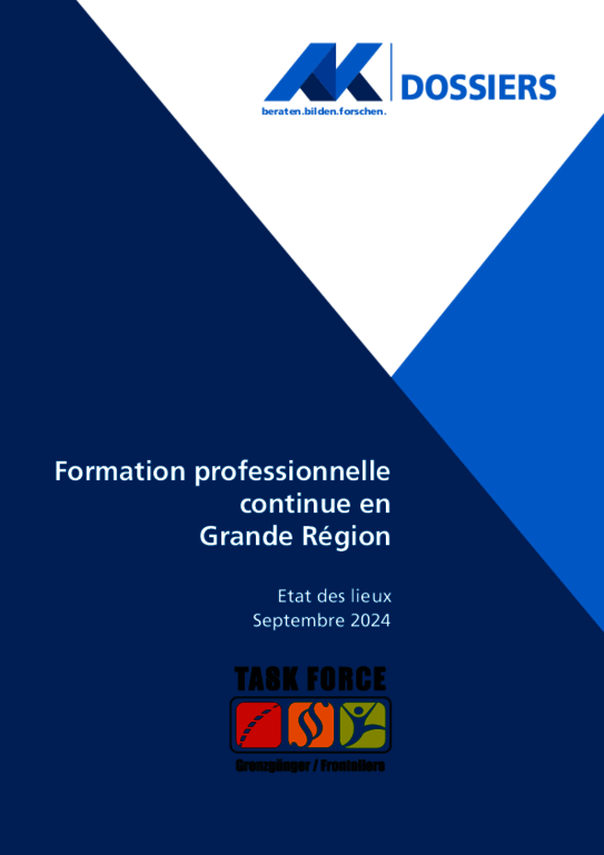 Formation professionelle continue en Grande Région - PDF sans barrière, État des lieux, septembre 2024