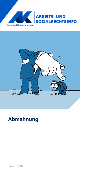 Abmahnung - Arbeits- und Sozialrechts-Info, 12/2024
(barrierefreies PDF)