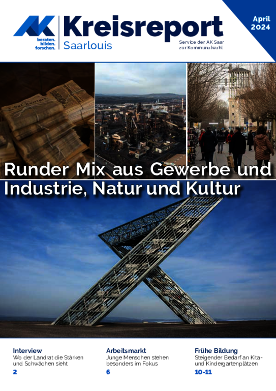 AK-Kreisreport Landkreis Saarlouis - Runder Mix aus Gewerbe und Industrie, Natur und Kultur