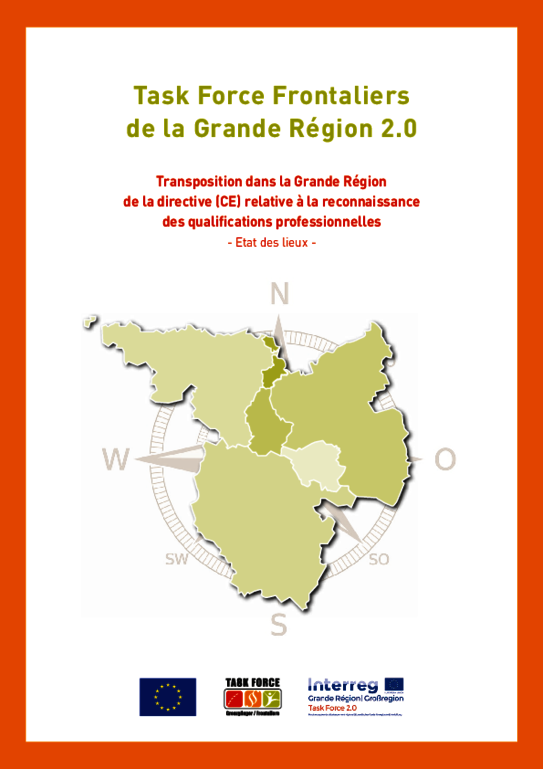 Transposition dans la Grande Région de la directive (CE) relative à la reconnaissance des qualifications professionnelles  - (11/2018)