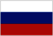 Russische Flagge in Weiß, Blau und Rot