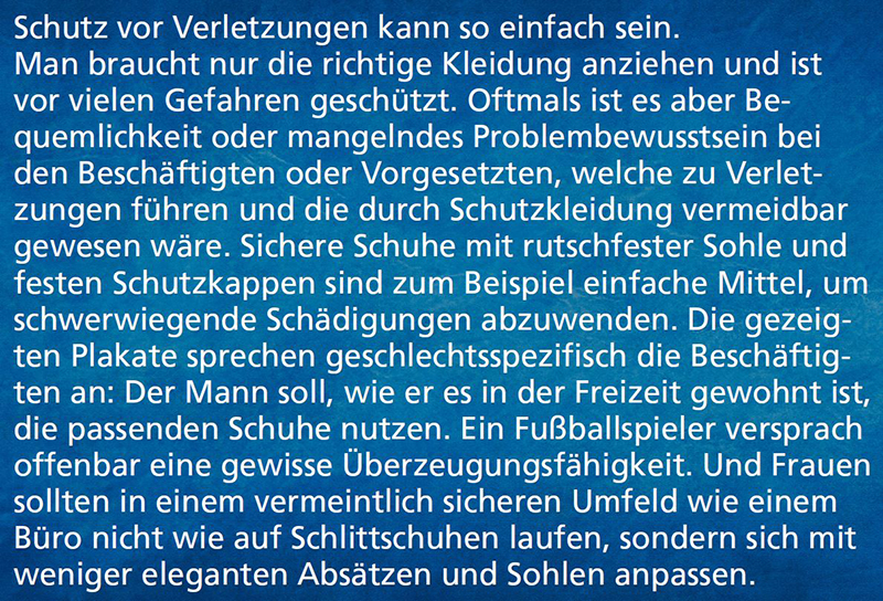 Erklärtext zum Thema "Schuhe"